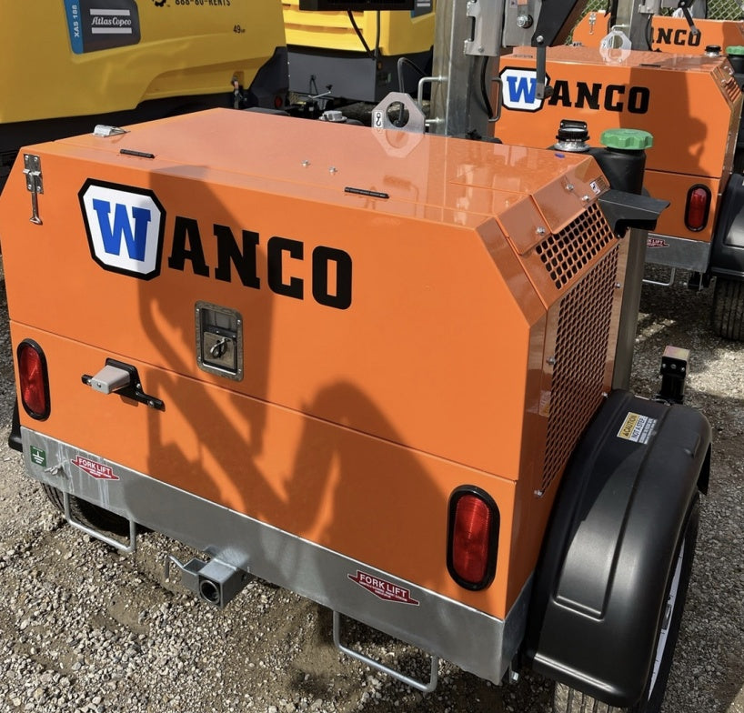 2024 Wanco WLTT-4MM4K Diesel, Deep Sea Controller, Shore Power Plug, Auto Start, (4) 350W LED Floodlights, 4kW Generator, 60 Gal Fuel Tank, 2" Ball, T3