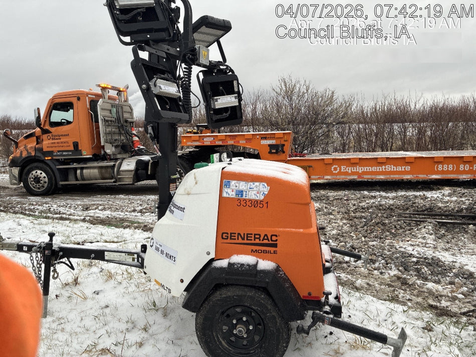 2023 Generac MLT2 Diesel, Flex Switch 120V Input, Powerzone Controller, (4) 320W LED Lights, 4kW Generator, 39.9 Gal Fuel Tank, 2" Ball, T3
