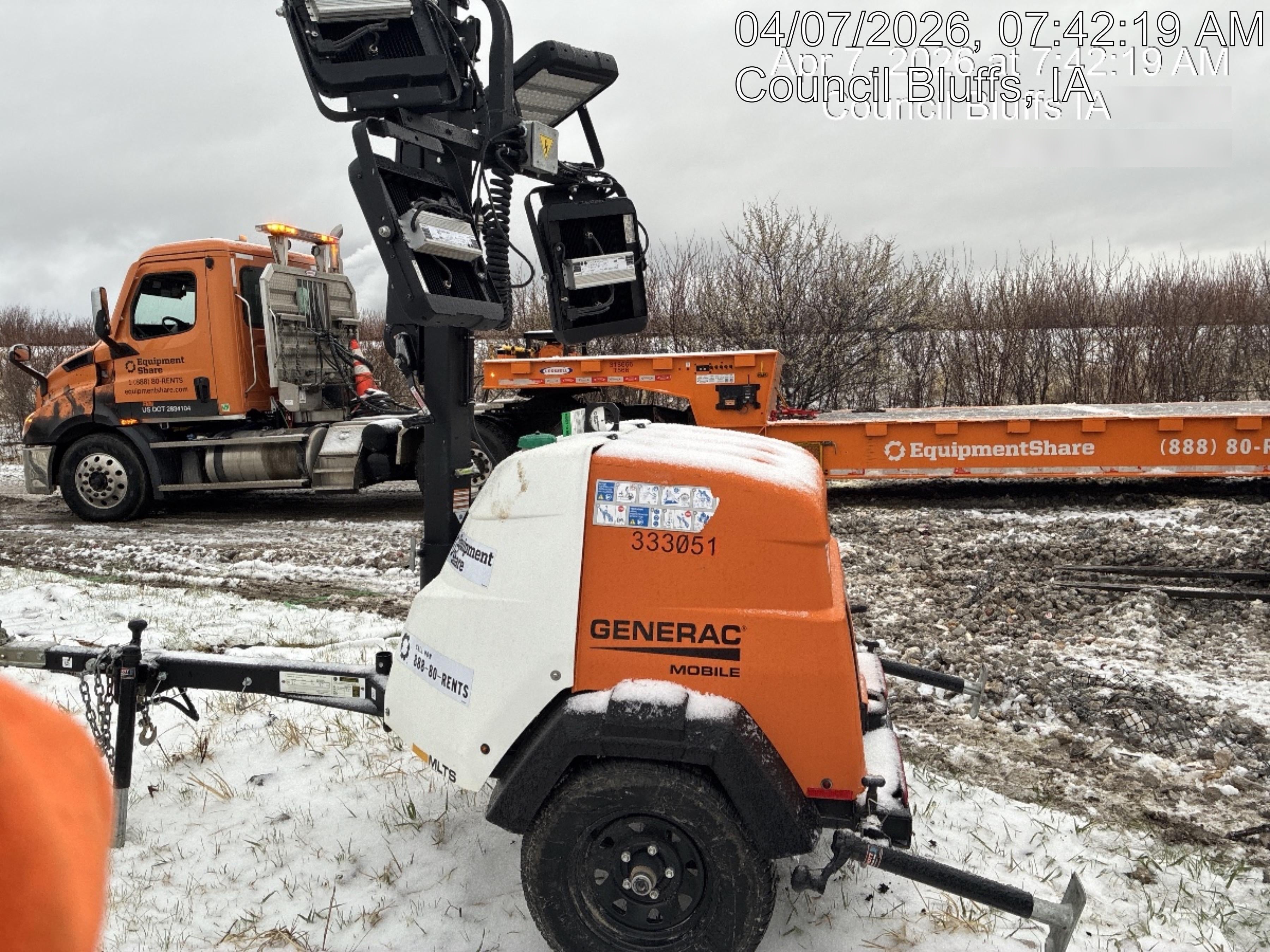 2023 Generac MLT2 Diesel, Flex Switch 120V Input, Powerzone Controller, (4) 320W LED Lights, 4kW Generator, 39.9 Gal Fuel Tank, 2" Ball, T3