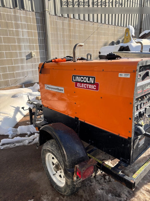 2022 Lincoln Electric LE400 Kubota V1505, Trlr, Cable Rack, Light Kit, ES Decals, T3