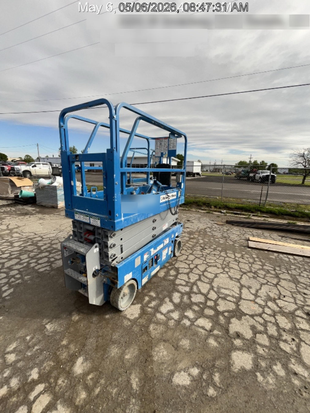 2020 Genie GS-1930 Solid Non Marking Tires, Beacon, Folding rails with half height swing gate