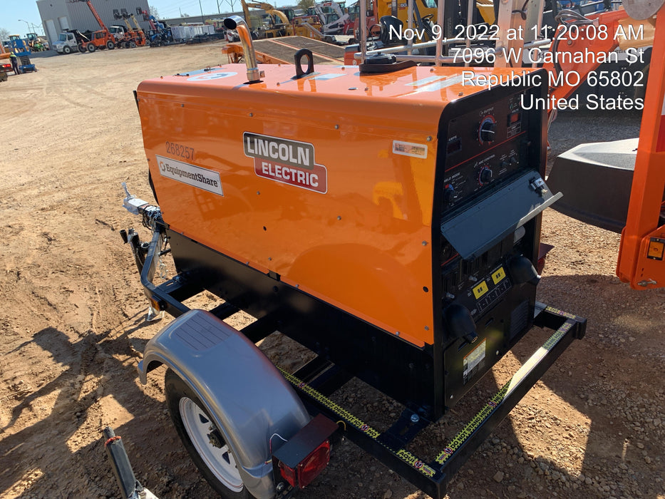 2022 Lincoln Electric LE400 Kubota V1505, Trlr, Cable Rack, Light Kit, ES Decals, T3