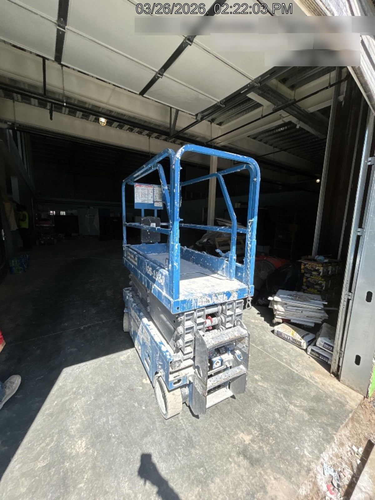 2019 Genie GS-1930 Fixed rails with chain Entry