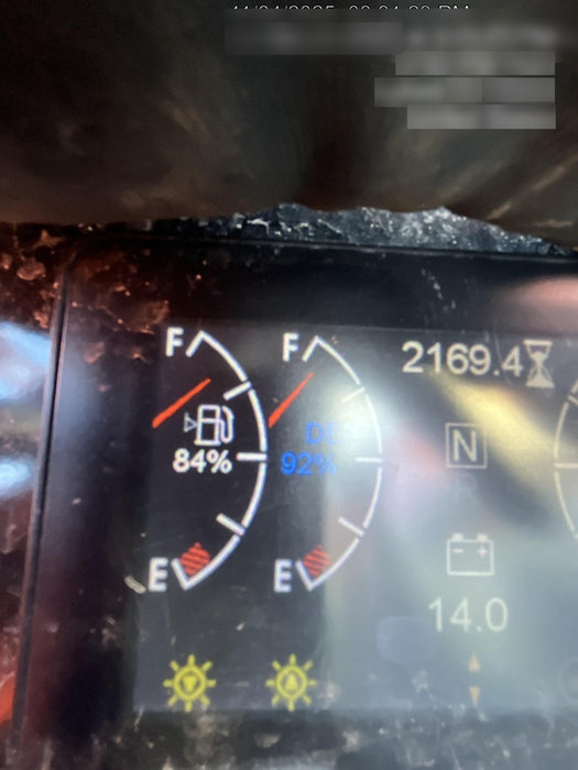 2019 Manitou MTA10055 Cab/Heat/Air, 120 HP, Solid Tires, Work Lights, Lift Hook, Auxiliary Hydraulics w/66" Carriage and 60" Forks