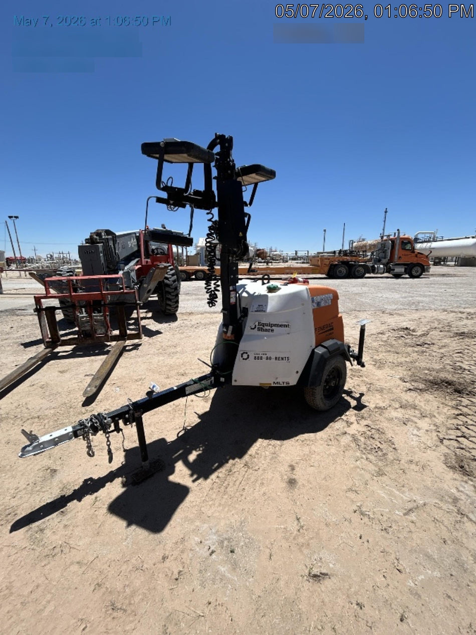 2023 Generac MLT2 Diesel, Flex Switch 120V Input, Powerzone Controller, 
(4) 320W LED Lights, 4kW Generator, 39.9 Gal Fuel Tank, 2" Ball, T3