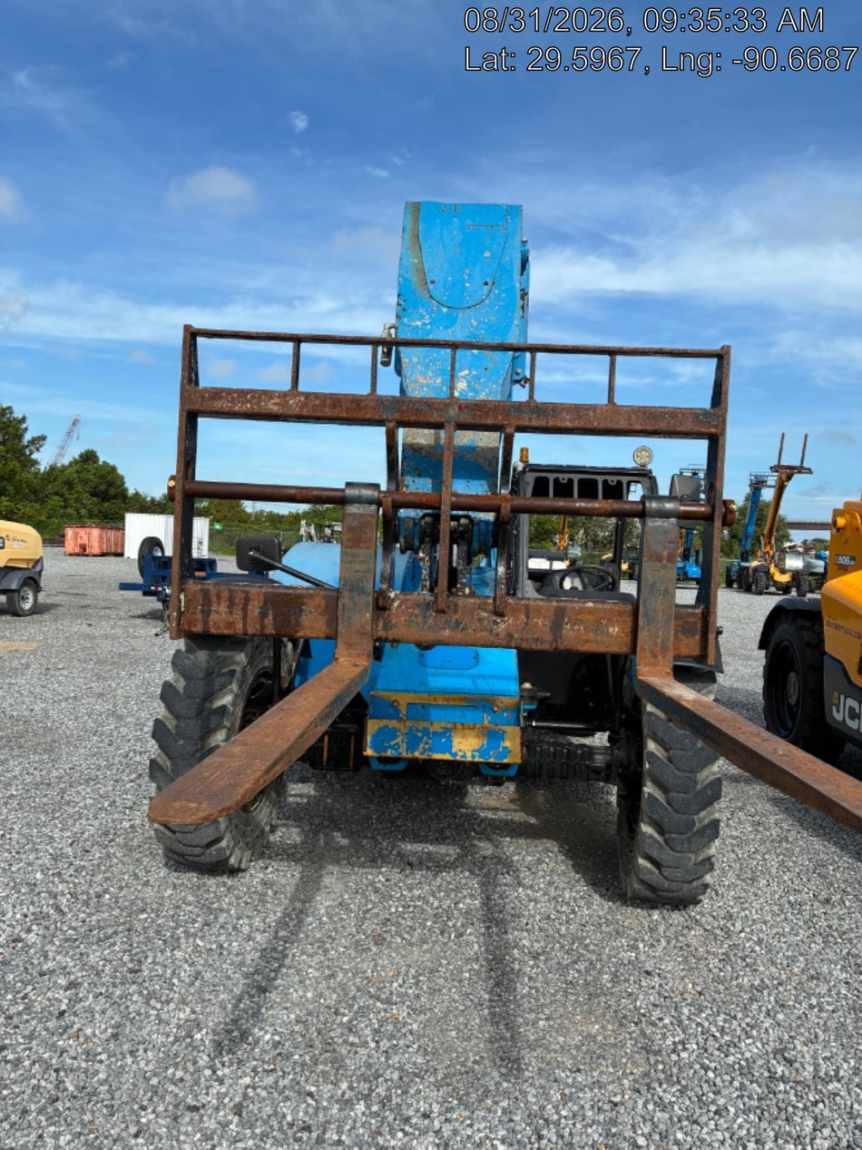2019 Genie GTH-844 Canopy, Solid RT Tires, LED Work Lights, Beacon 60" QA Carriage, 48" Forks