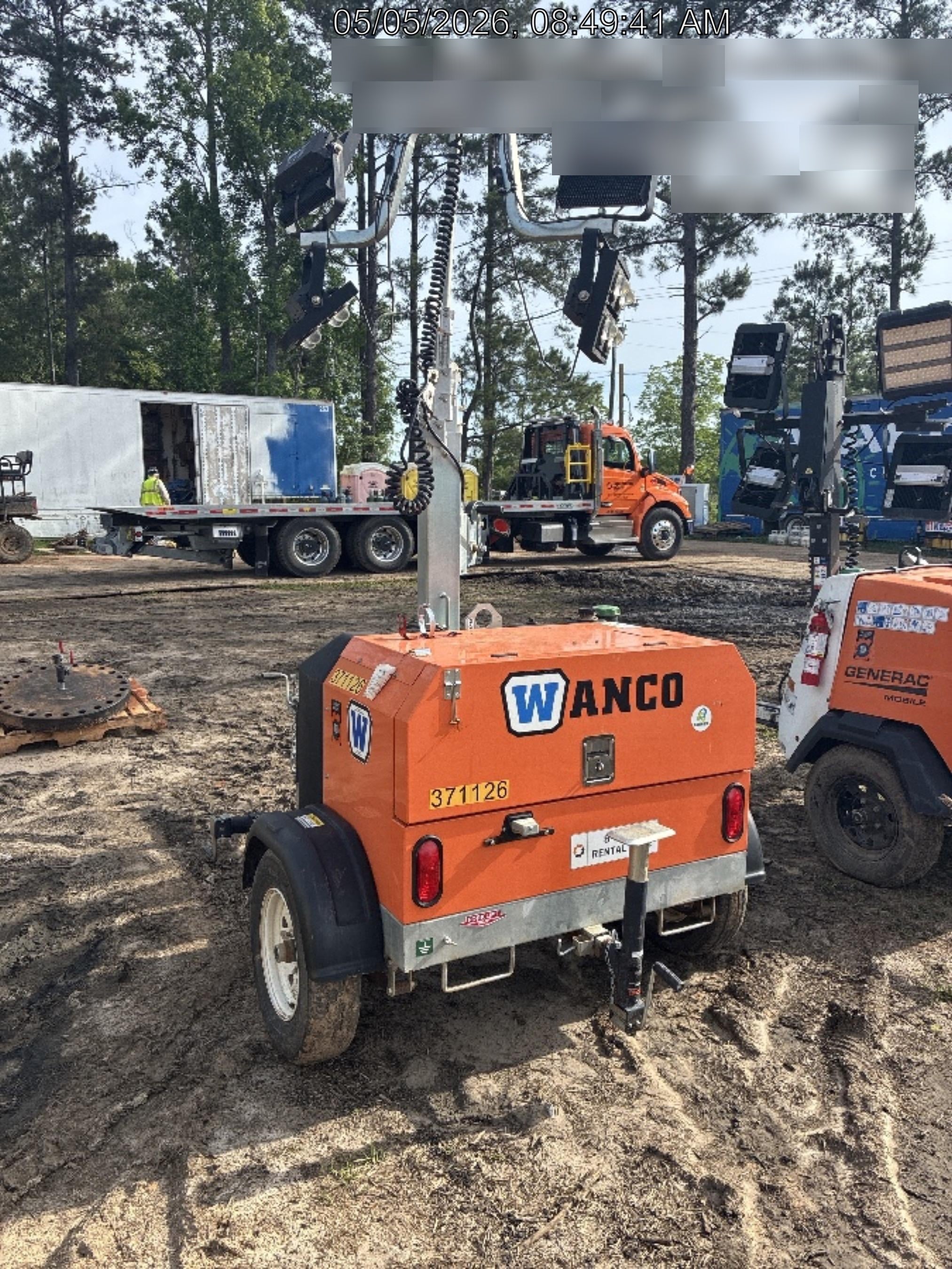 2023 Wanco WLTT-4MM4K Diesel, Deep Sea Controller, Shore Power Plug, Auto Start, (4) 350W LED Floodlights, 4kW Generator, 60 Gal Fuel Tank, 2" Ball, T3