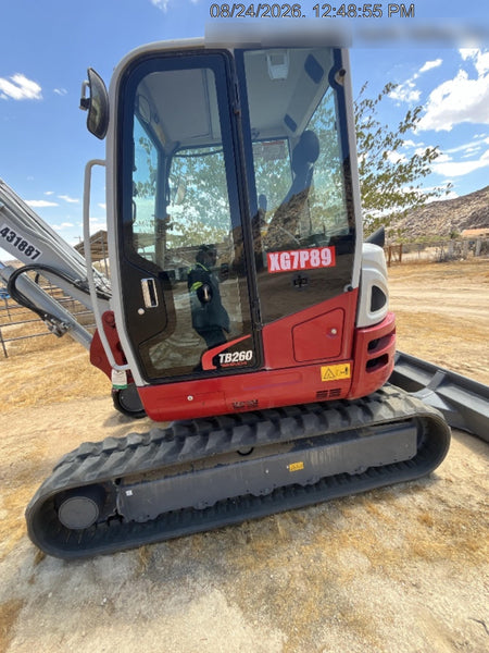 2024 TAKEUCHI TB260-CR