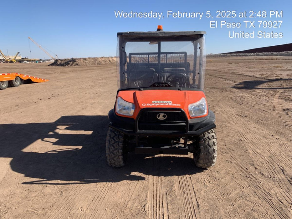 2024 Kubota RTV-X1140W-H 4WD, LED Strobe, Windshield Acrylic Clear, Plastic Canopy, Wire Harness Kit, Backup Alarm