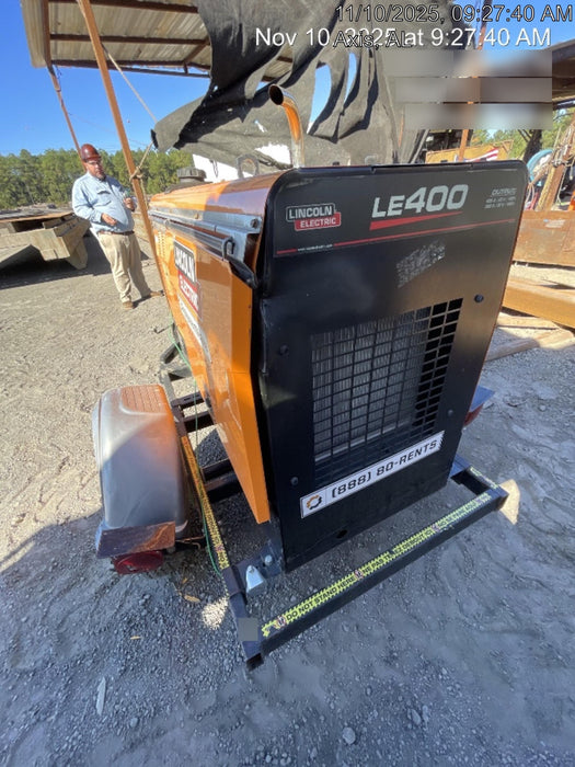 2022 Lincoln Electric LE400 Kubota V1505, Trlr, Cable Rack, Light Kit, ES Decals, T3