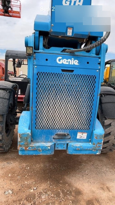 2018 Genie GTH-1056 Genie GTH-1056 w/ROPS, Work Lights, Solid Tires, RH Cab Mesh, Beacon, 60" Carriage and Forks
