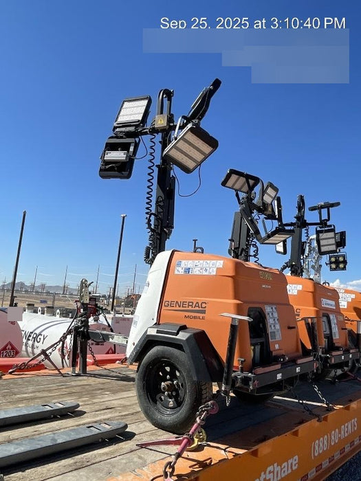 2024 Generac MLT2 Diesel, Flex Switch 120V Input, Powerzone Controller, 
(4) 320W LED Lights, 4kW Generator, 39.9 Gal Fuel Tank, 2" Ball, T3