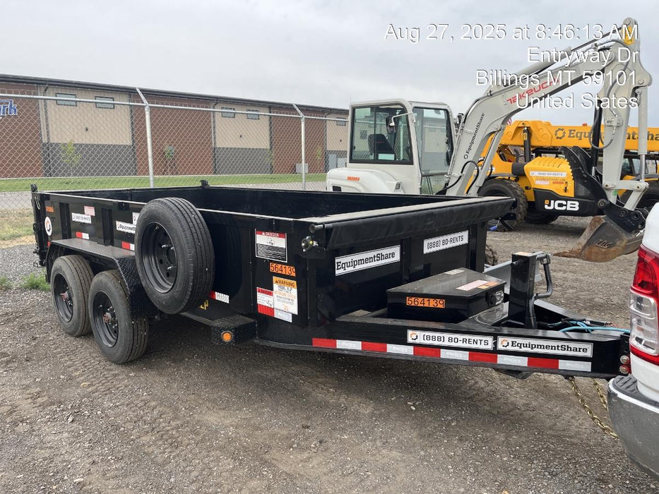 2025 BIG TEX TRAILER 16LP-14BK6SIRPD