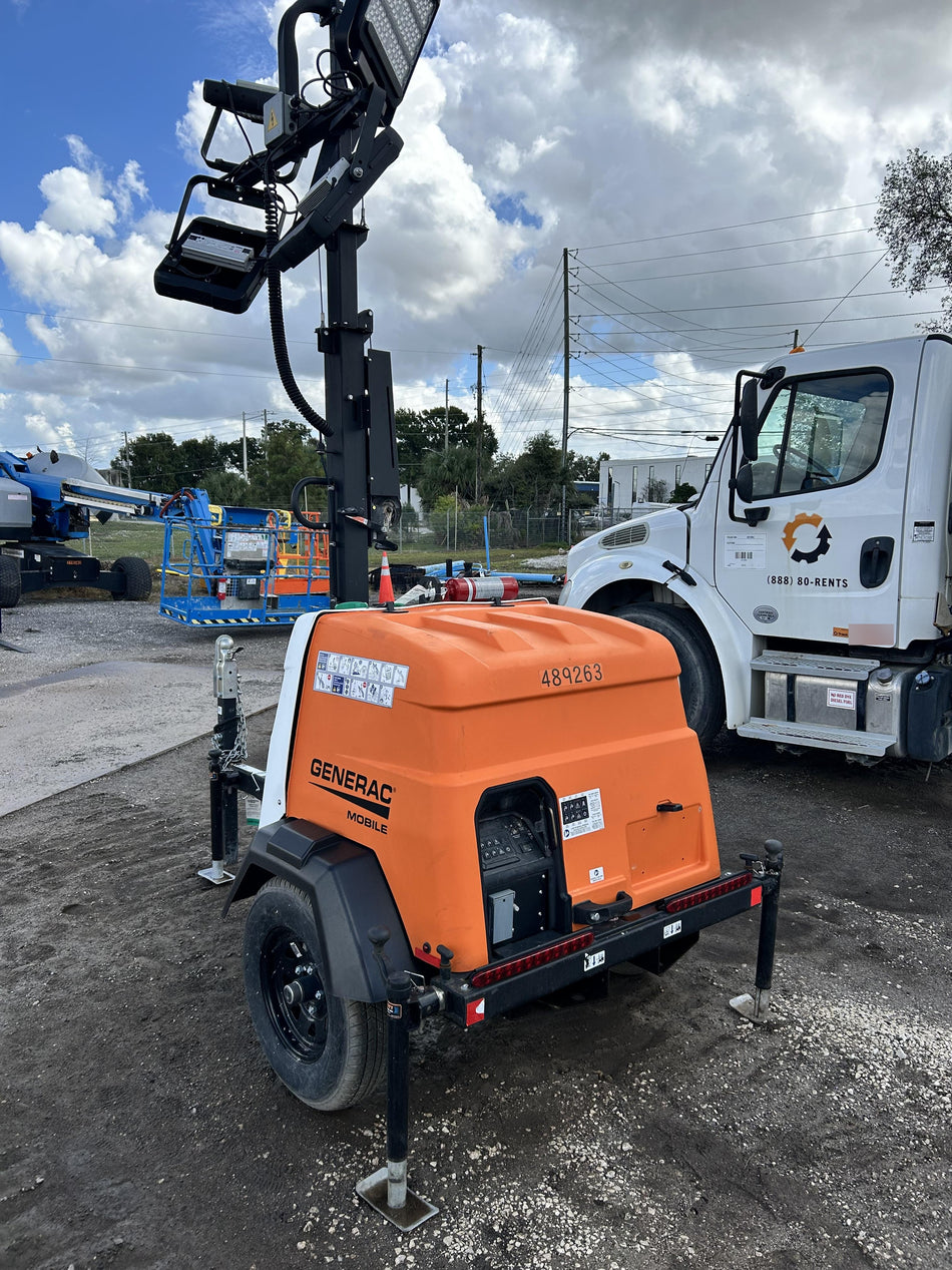 2025 Generac MLTS-4 Diesel, Mitsubishi L2E, 7.1 hp @1800 rpm, Flex Switch 120V Input, Powerzone Controller, (4) 320W LED Lights, 4kW Generator, 39.9 Gal Fuel Tank, 2" Ball, T3, ES Decals