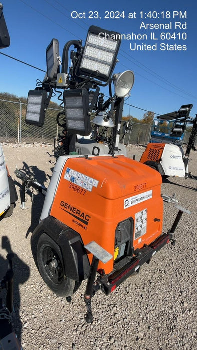 2024 Generac MLT2 Diesel, Flex Switch 120V Input, Powerzone Controller, 
(4) 320W LED Lights, 4kW Generator, 39.9 Gal Fuel Tank, 2" Ball, T3