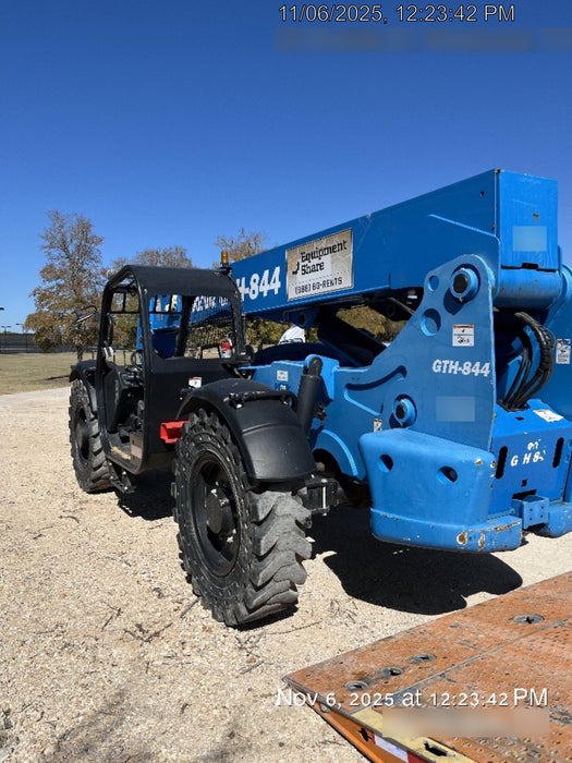 2018 Genie GTH-844 Genie GTH-844 w/ROPS, Work Lights, Solid Tires, RH Cab Mesh, Beacon, 60" Carriage and Forks