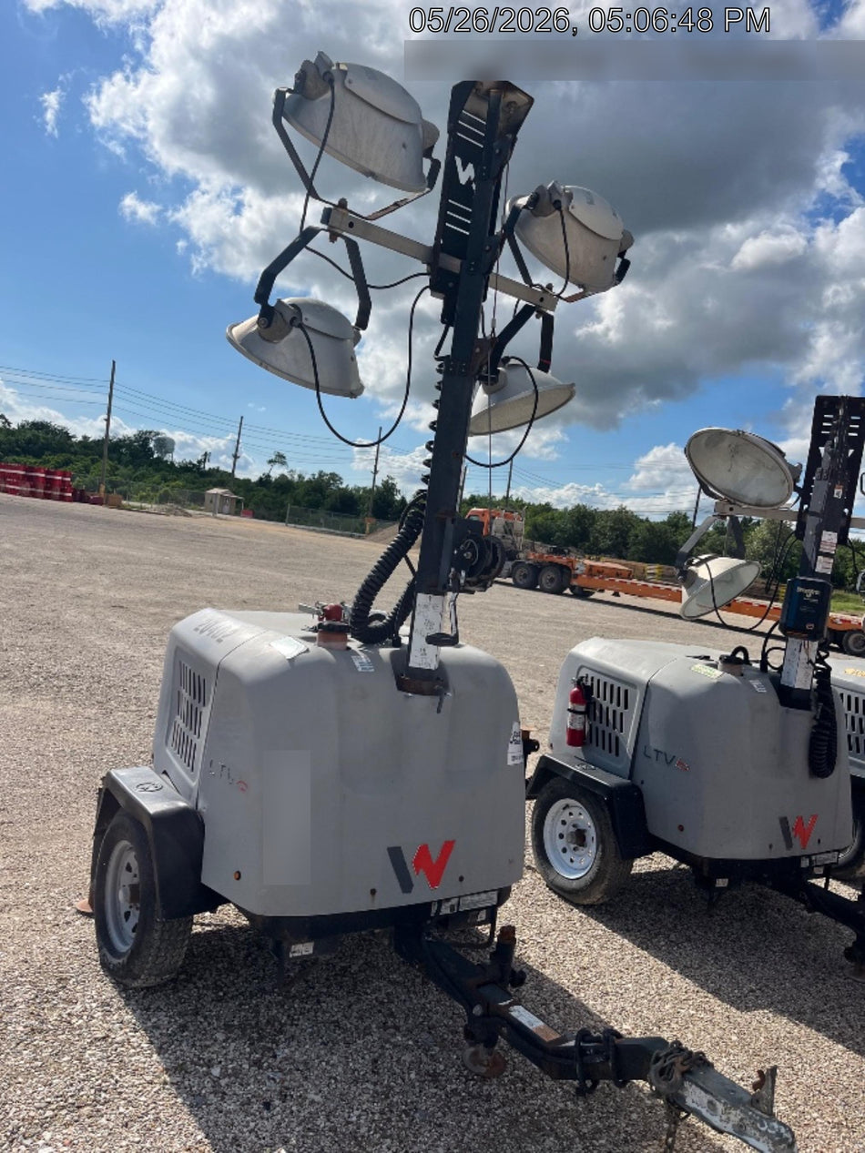 2018 Wacker Neuson LTV6L-MH LTV6L Mobile Light Tower w/Fuel Level Sensor Installed