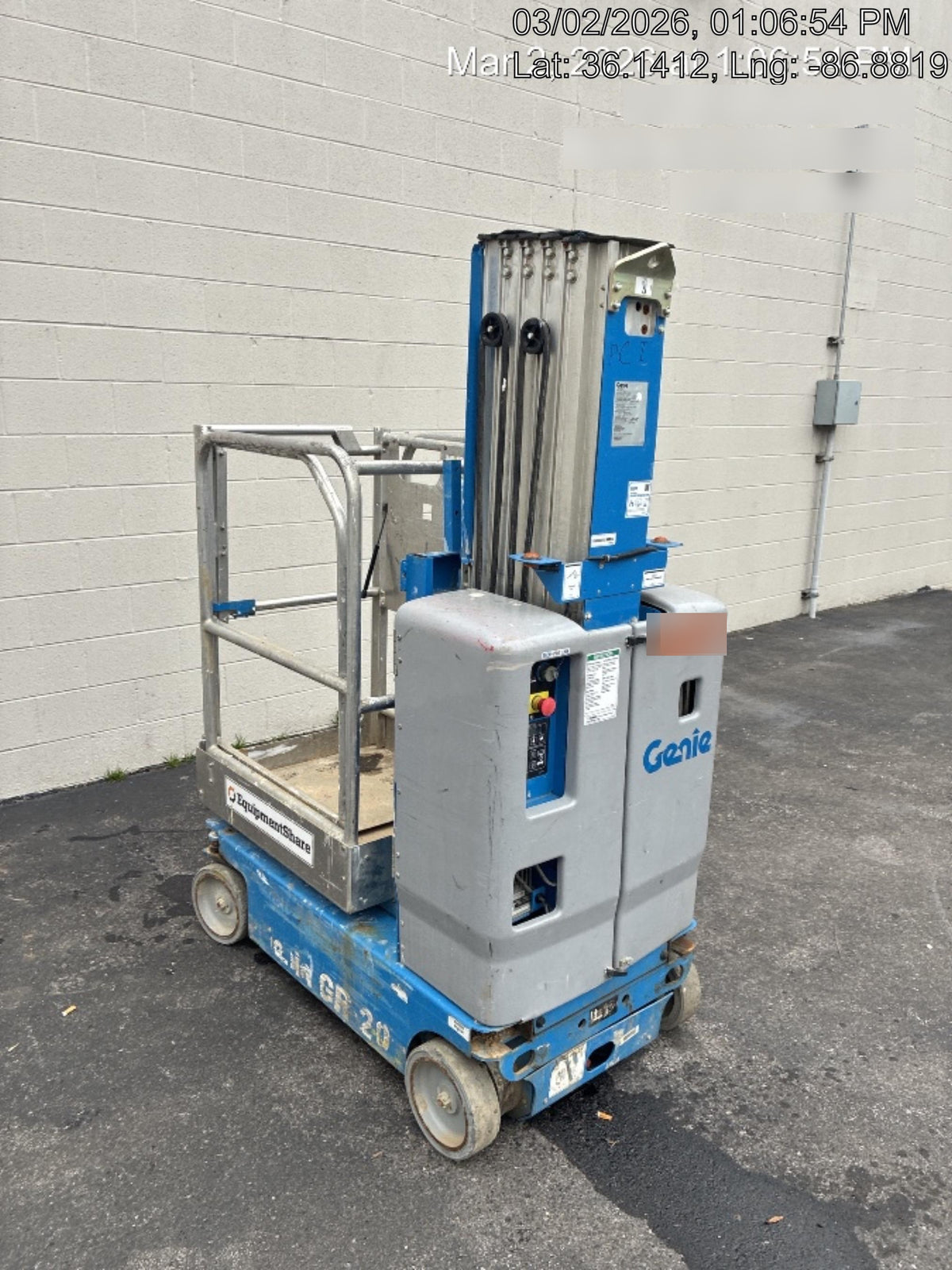 2020 GENIE GR-20