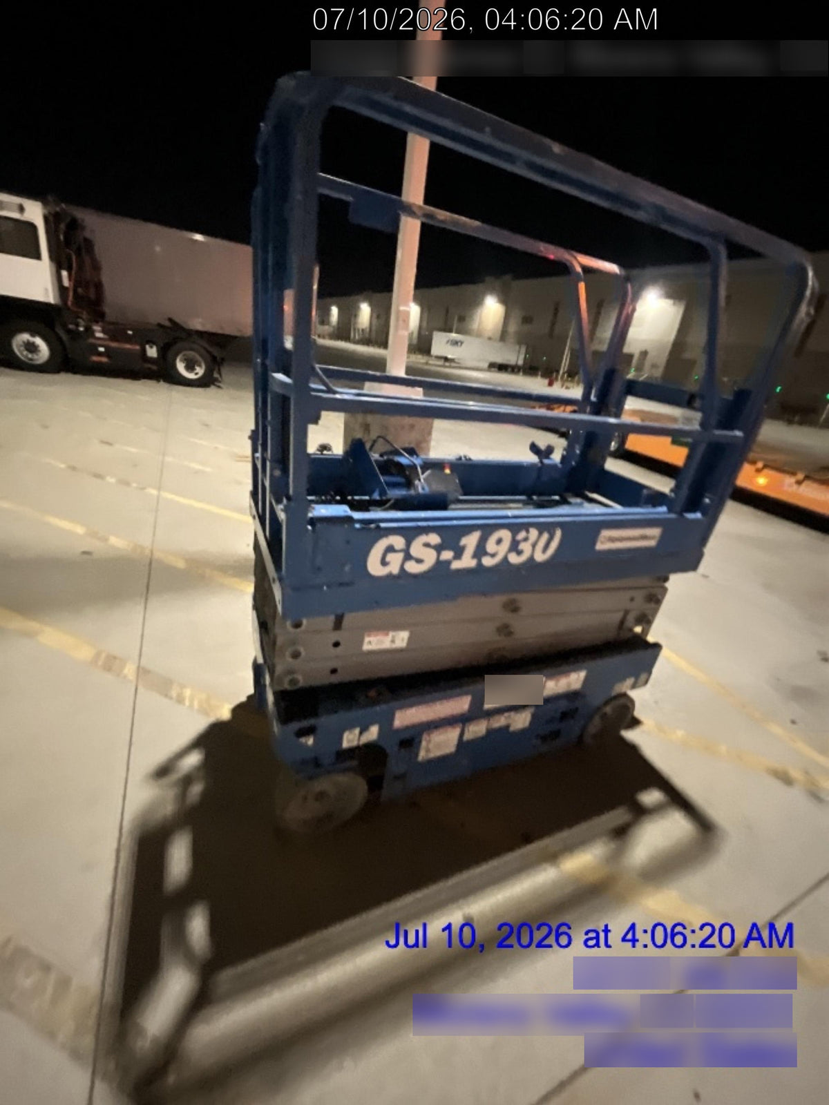 2019 Genie GS-1930 Half Height Swing Gate, 800W Inverter
