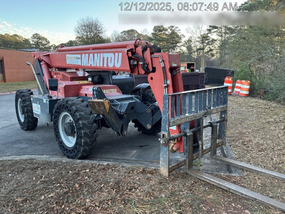 2018 Manitou MTA10055 Manitou MTA 10055 w/Open ROPS, Work Lights/Strobe, Aux Hyd, Solid Tires, Lift Hook, 66" Carriage, 60" Forks