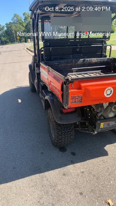 2022 Kubota RTV-X1140W-H Plastic Canopy, Windshield Acrylic Clear, LED Strobe Light, Wire Harness Kit, Back up Alarm