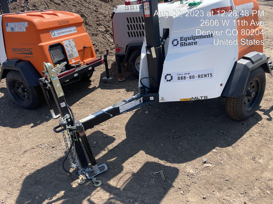 2023 Generac MLT2 Diesel, Flex Switch 120V Input, Powerzone Controller, (4) 320W LED Lights, 4kW Generator, 39.9 Gal Fuel Tank, 2" Ball, T3