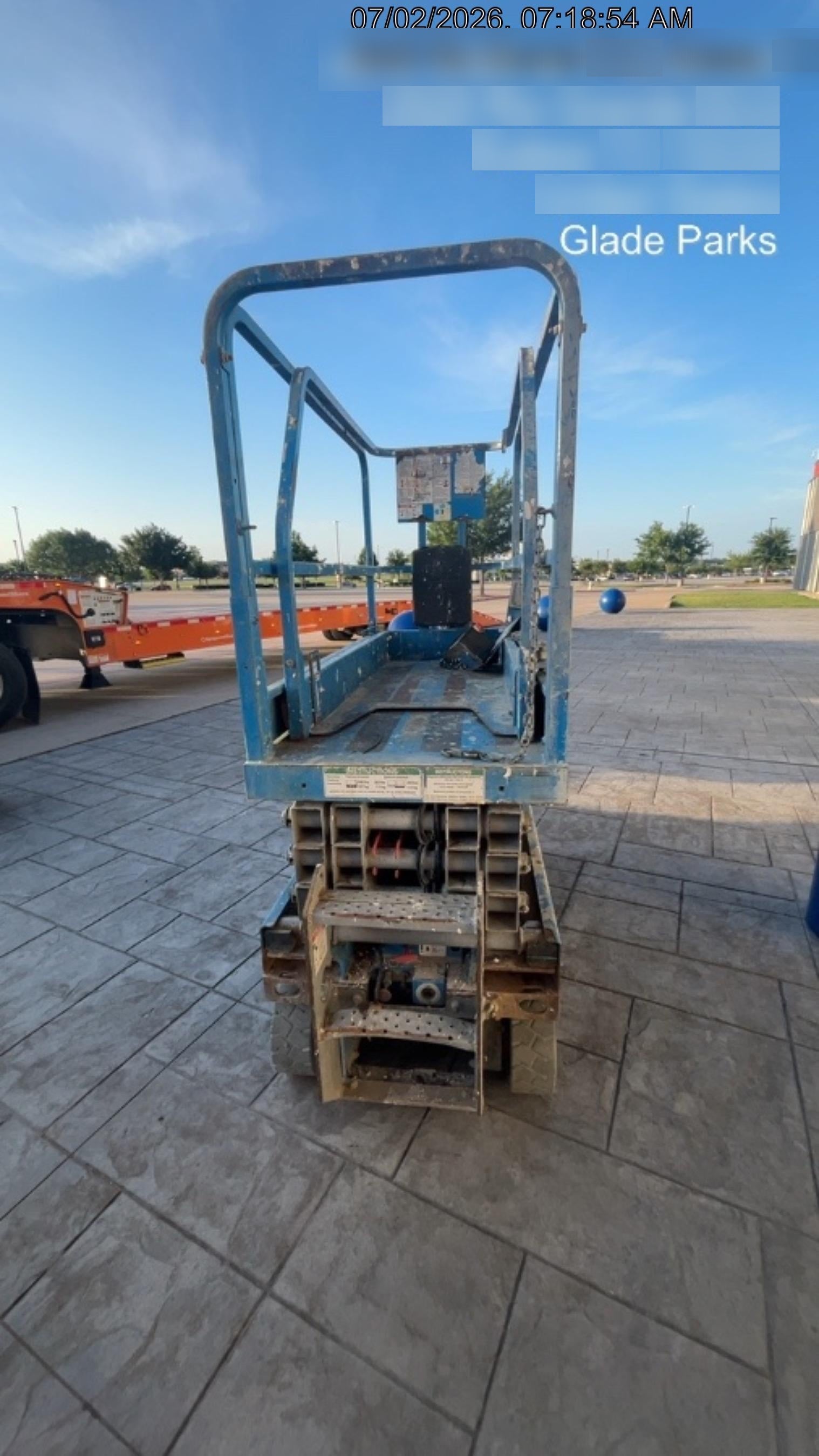 2018 Genie GS-1930 Genie GS-1930 w/Fixed Rail, Chain Entry