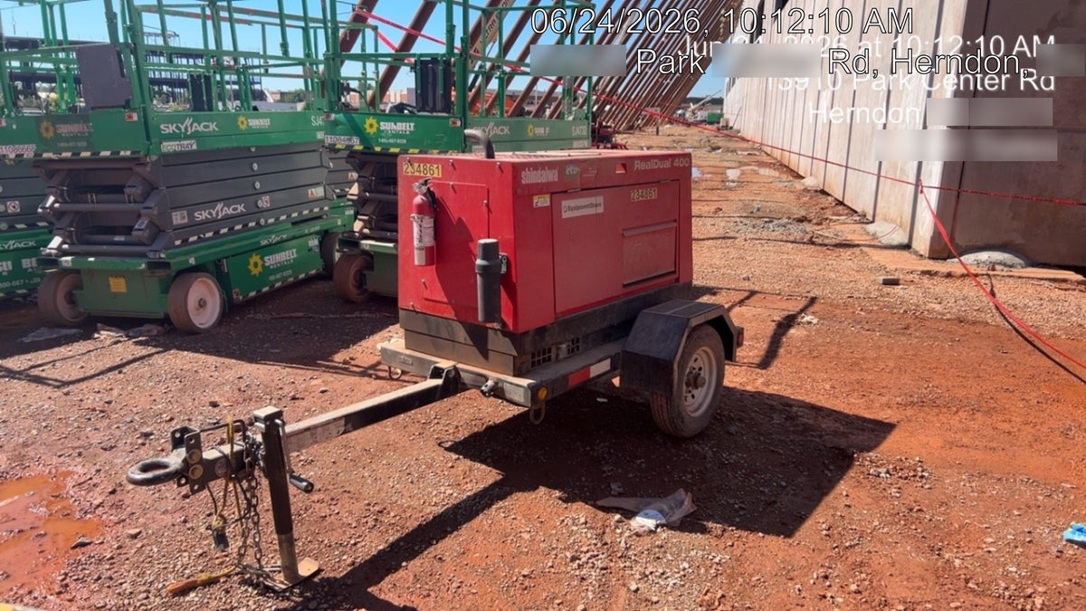 2022 Shindaiwa DGW400MDL Kubota D902 Engine, 23 HP, Dual Op Welder, Wire, Arc, Droop Stick, Tig, and CC Stick Functionality, Simulphase, 3 Phase and 1 Phase Gen Output, Single Axle NB Trlr, Slr Trckl Chrg 12V 12W, Fire Ext