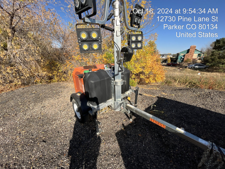 2023 Wanco WLTT-4MM4K Diesel, Deep Sea Controller, Shore Power Plug, Auto Start, (4) 350W LED Floodlights, 4kW Generator, 60 Gal Fuel Tank, 2" Ball, T3