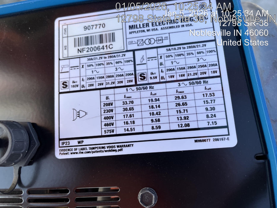 2025 MILLER ELECTRIC CST-282