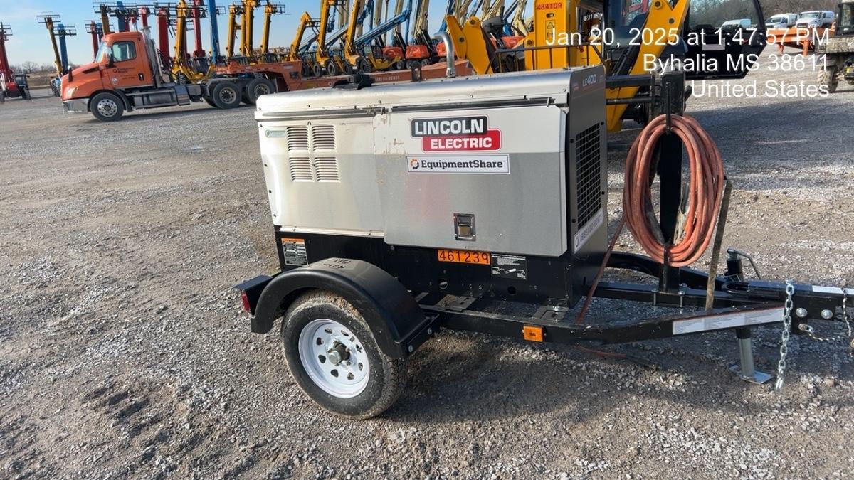 2024 Lincoln Electric LE400 Kubota V1505, Trlr, Cable Rack, Light Kit, ES Decals, T3