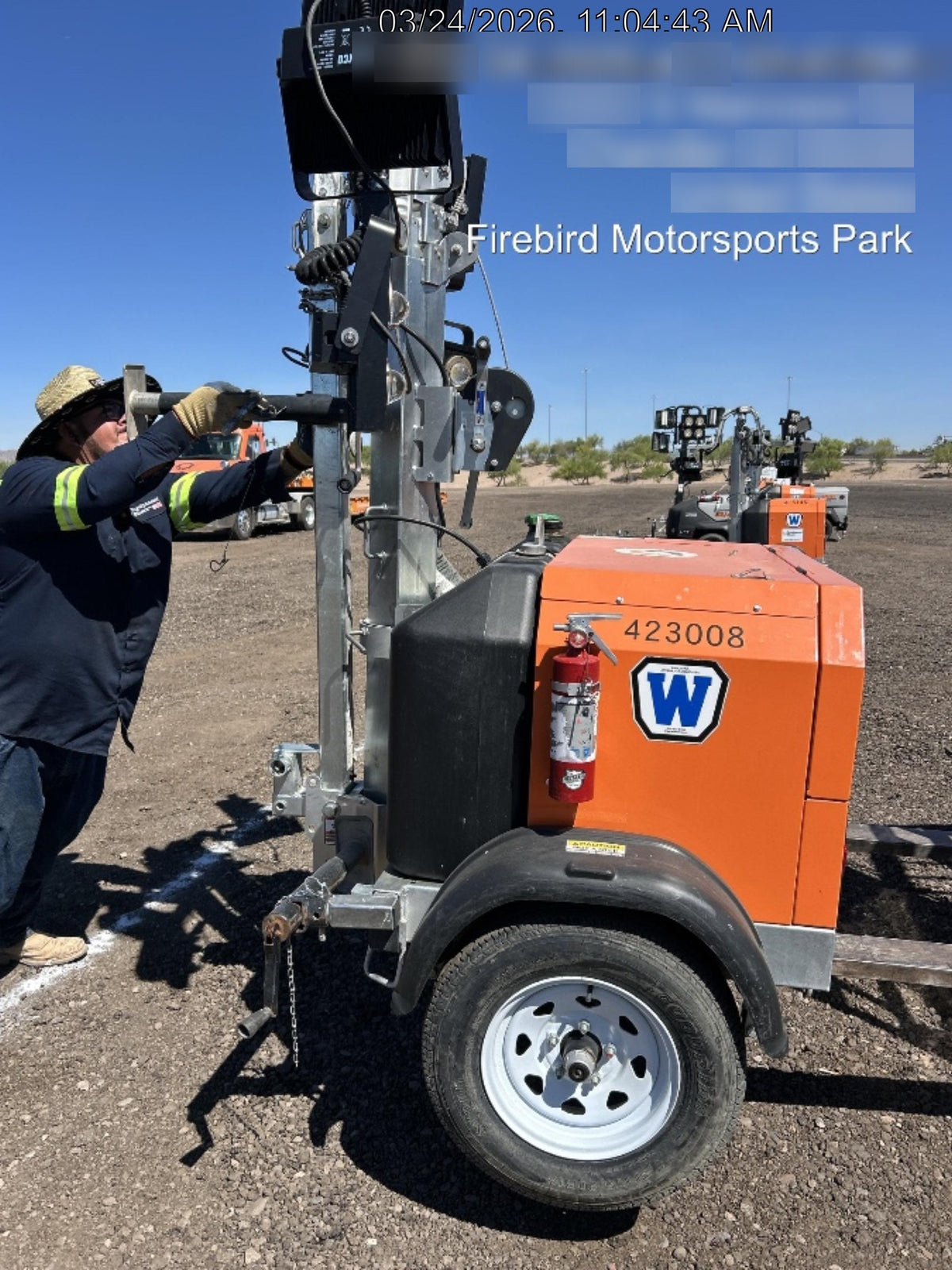 2024 Wanco WLTT-4MM4K Diesel, Deep Sea Controller, Shore Power Plug, Auto Start, (4) 350W LED Floodlights, 4kW Generator, 60 Gal Fuel Tank, 2" Ball, T3
