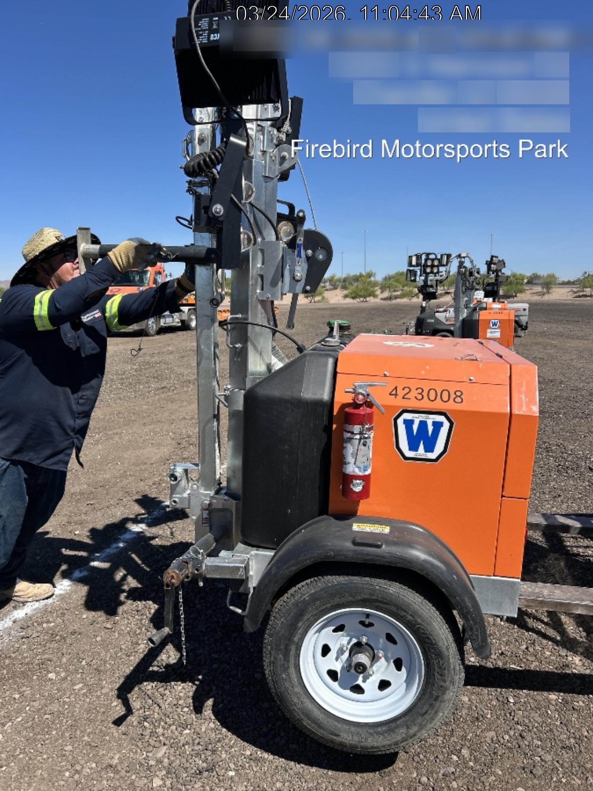 2024 Wanco WLTT-4MM4K Diesel, Deep Sea Controller, Shore Power Plug, Auto Start, (4) 350W LED Floodlights, 4kW Generator, 60 Gal Fuel Tank, 2" Ball, T3