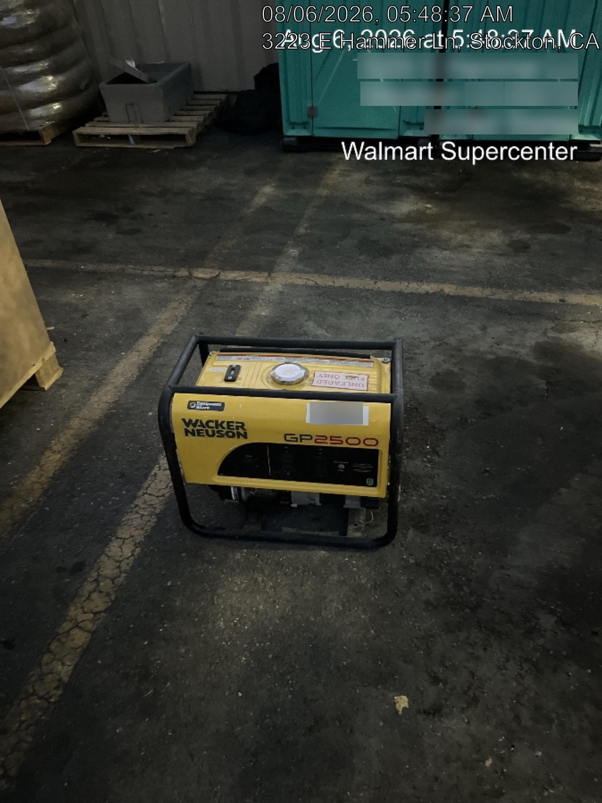 2019 WACKER NEUSON GP2500A