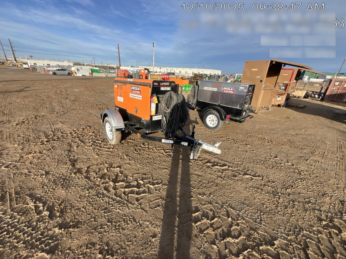 2022 Lincoln Electric LE400 Kubota V1505, Trlr, Cable Rack, Light Kit, ES Decals, T3