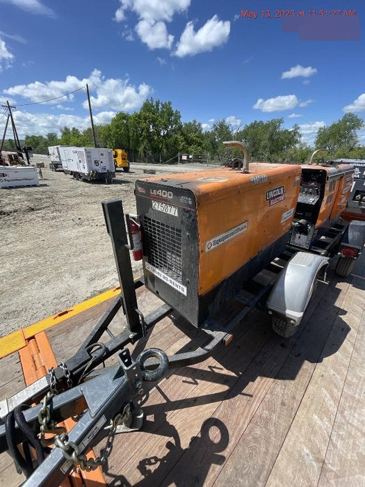 2022 Lincoln Electric LE400 Kubota V1505, Trlr, Cable Rack, Light Kit, ES Decals, T3