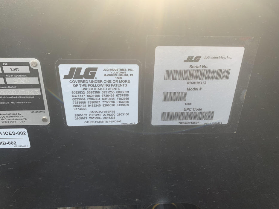 2020 JLG 1255