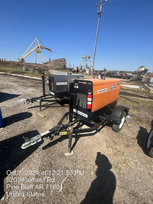 2021 Lincoln Electric Vantage 322 Vantage 322 Ready Pak 3 w/ Decals, ORANGE (includes trailer, cable rack, fender light kit) NO Telematics