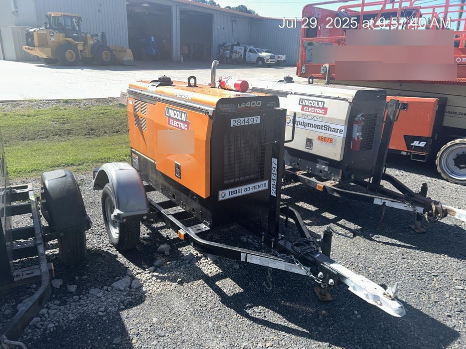 2022 Lincoln Electric LE400 Kubota V1505, Trlr, Cable Rack, Light Kit, ES Decals, T3