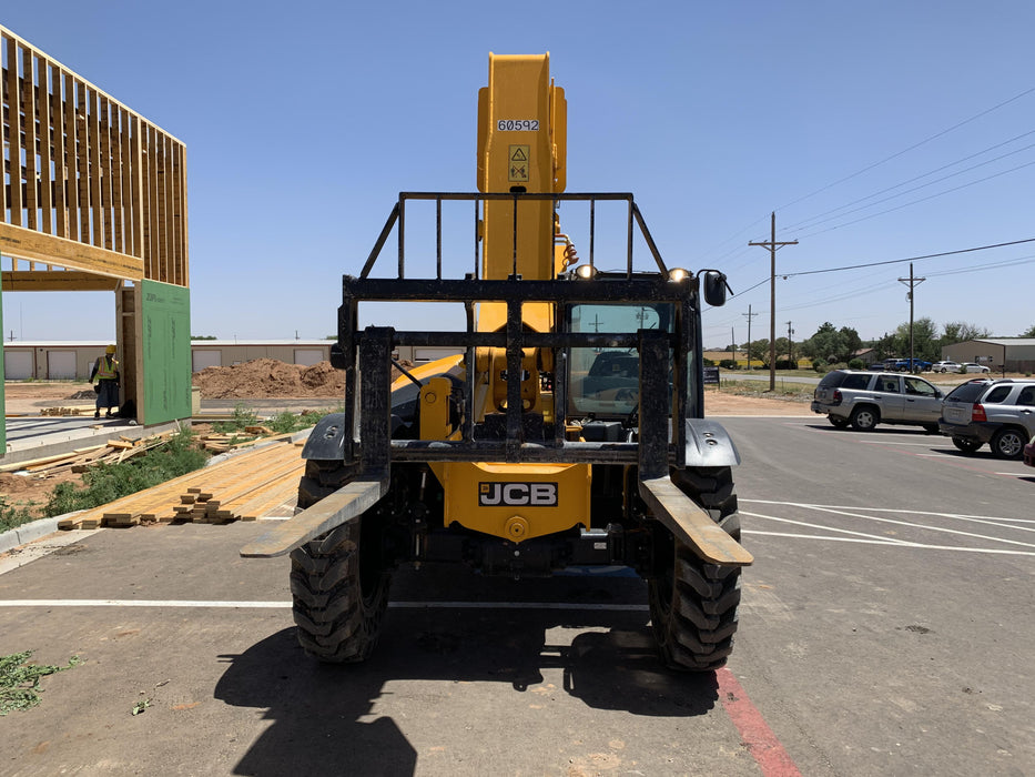 2020 JCB 506-36 Cab/Heat/Air, 74 HP, Solid Tires, STD Worklight, Beacon, Aux Hydraulics, Lifting Eye, Back up Alarm w/48" Carriage/48" Forks