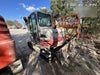2019 Takeuchi TB290 Cab/Heat/AC Rubber tracks, Dozer blade, Travel alarm, Auxiliary hydraulics Manual QC, Hydraulic thumb, 18", 24", and 36" Buckets