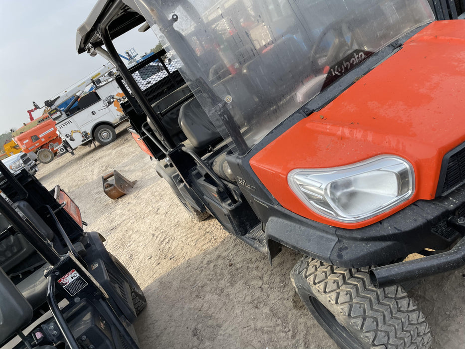 2021 Kubota RTV-X1140W-H Plastic Canopy, Windshield Acrylic Clear, LED Strobe Light, Wire Harness Kit, Back up Alarm