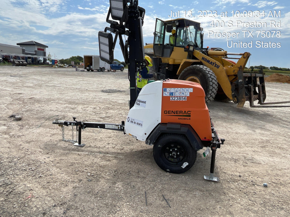 2023 Generac MLT2 Diesel, Flex Switch 120V Input, Powerzone Controller, (4) 320W LED Lights, 4kW Generator, 39.9 Gal Fuel Tank, 2" Ball, T3