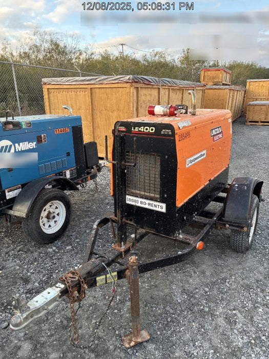 2022 Lincoln Electric LE400 Kubota V1505, Trlr, Cable Rack, Light Kit, ES Decals, T3