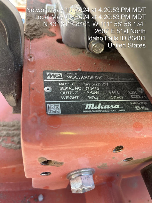 2023 MULTIQUIP MVC82VHW