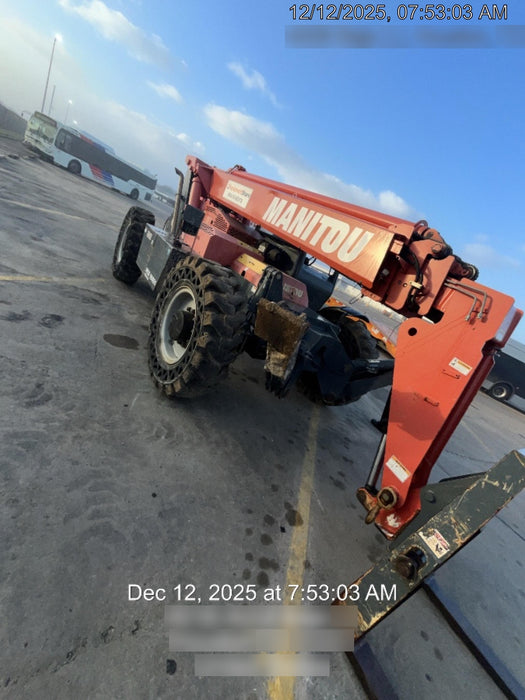 2018 Manitou MTA10055 Manitou MTA 10055 w/Open ROPS, Work Lights/Strobe, Aux Hyd, Solid Tires, Lift Hook, 66" Carriage, 60" Forks