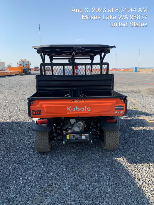 2022 Kubota RTV-X1140W-H Plastic Canopy, Windshield Acrylic Clear, LED Strobe Light, Wire Harness Kit, Back up Alarm
