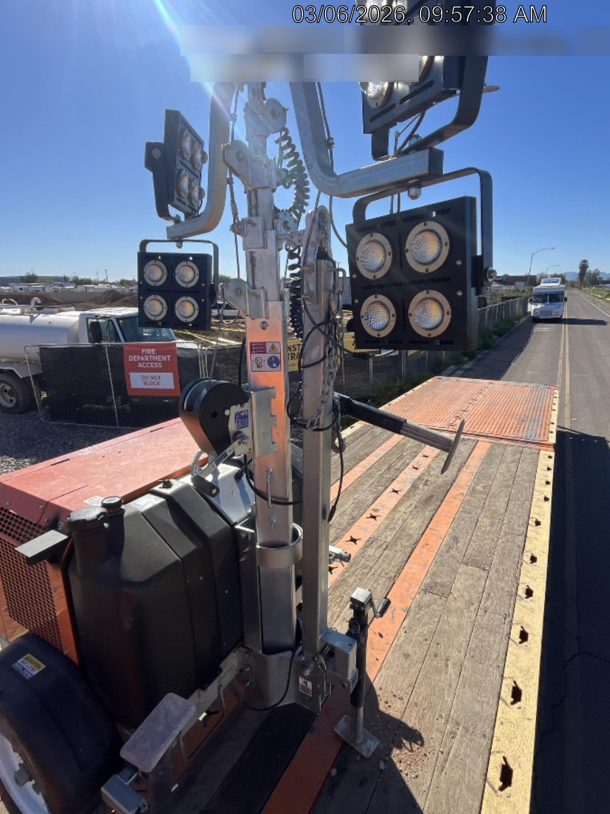 2024 Wanco WLTT-4MM4K Diesel, Deep Sea Controller, Shore Power Plug, Auto Start, (4) 350W LED Floodlights, 4kW Generator, 60 Gal Fuel Tank, 2" Ball, T3