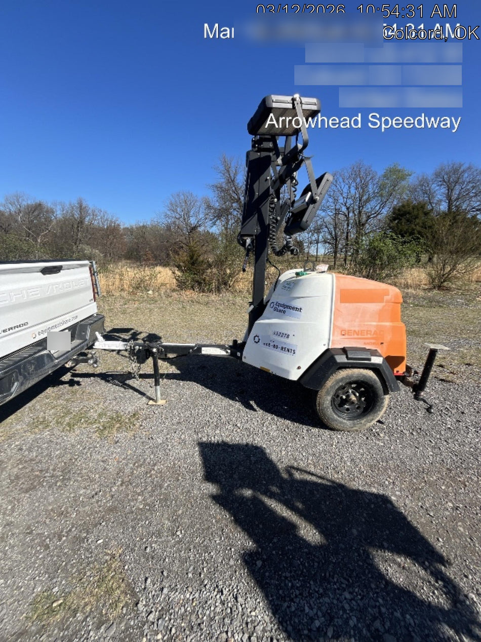2023 Generac MLT2 Diesel, Flex Switch 120V Input, Powerzone Controller, (4) 320W LED Lights, 4kW Generator, 39.9 Gal Fuel Tank, 2" Ball, T3
