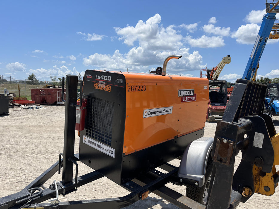 2022 Lincoln Electric LE400 Kubota V1505, Trlr, Cable Rack, Light Kit, ES Decals, T3